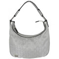 Gucci Handbag Small Web Pop Hobo GG Plus Leather Silver