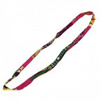 Hermes Necklace Petit Ash Silk Pleats Multicolor