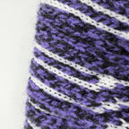 Dior Homme Knit Diamond Striped Sweater Top XS Purple White Wool Polyester — view 7