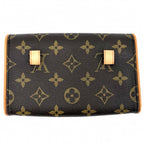Louis Vuitton Waist Bag Pochette Florentine Pouch Monogram Canvas Brown Gold — view 2