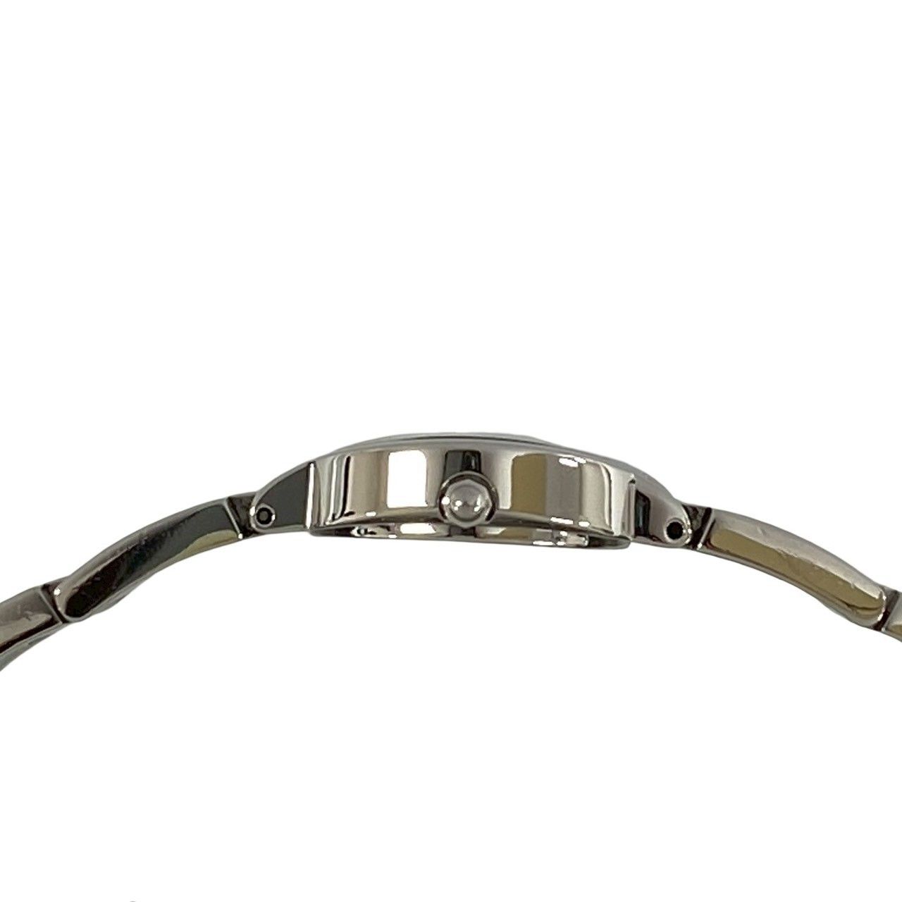 Fendi Orologi Logo Motif Stainless Steel Quartz Watch Wrist Silver — view 6