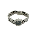 Fendi Orologi Logo Motif Stainless Steel Quartz Watch Wrist Silver — view 7