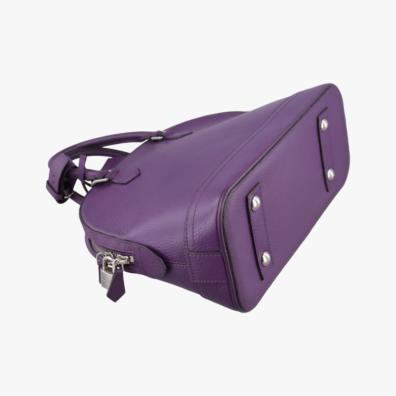 Louis Vuitton Parnascea Alma PM Violet Taurillon Leather Handbag — view 5