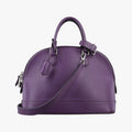 Louis Vuitton Parnascea Alma PM Violet Taurillon Leather Handbag