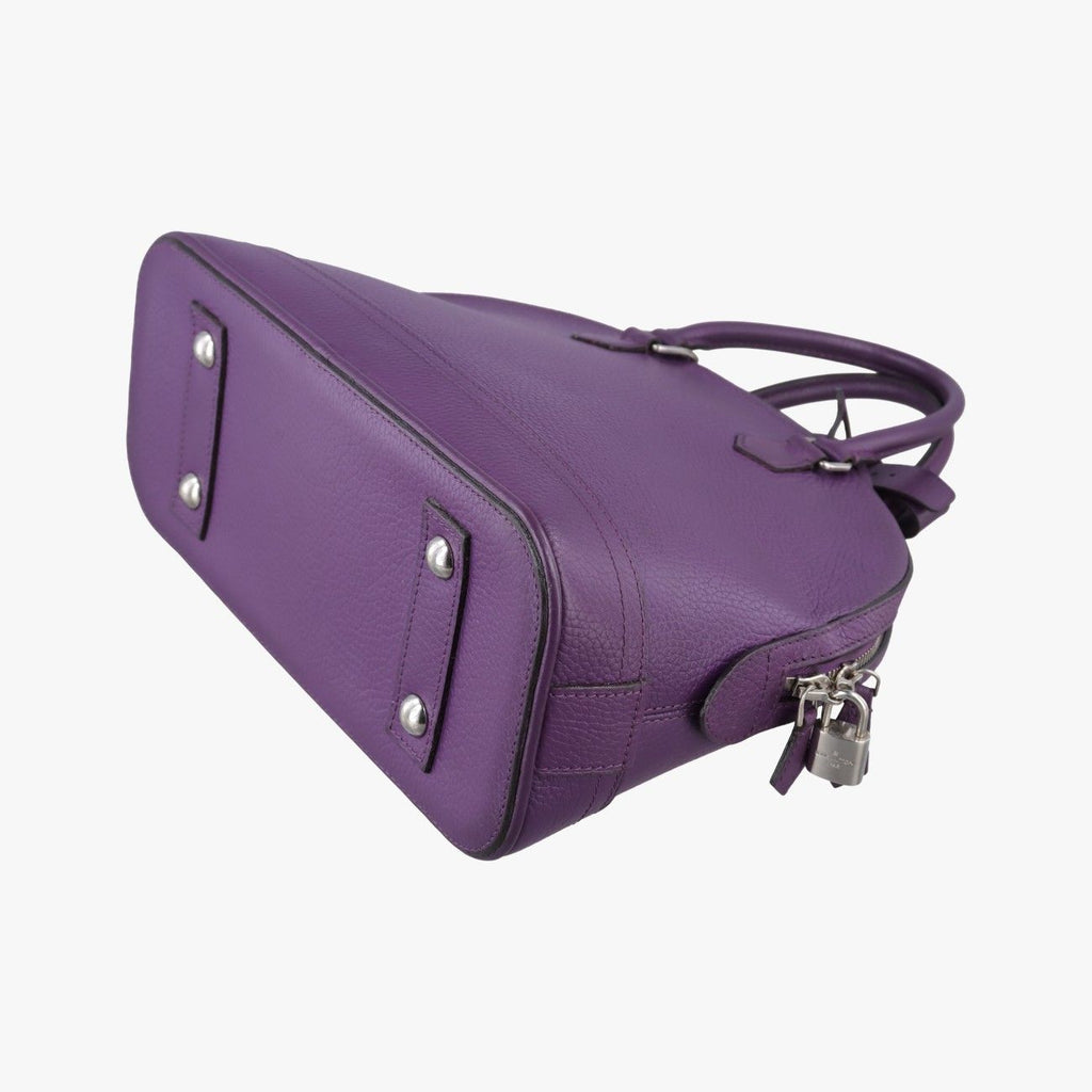 Louis Vuitton Parnascea Alma PM Violet Taurillon Leather Handbag — view 6