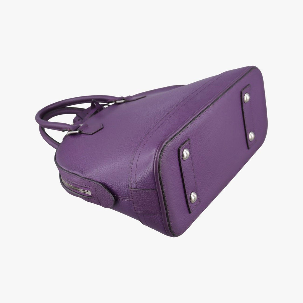 Louis Vuitton Parnascea Alma PM Violet Taurillon Leather Handbag — view 7