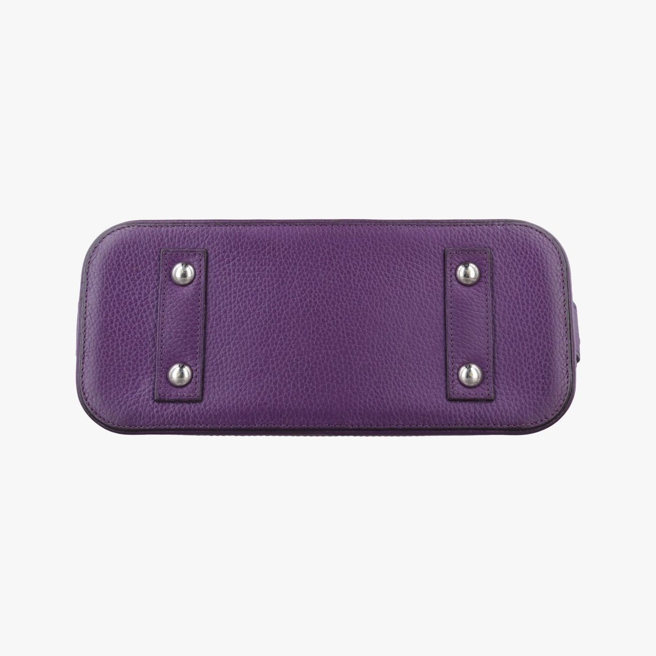 Louis Vuitton Parnascea Alma PM Violet Taurillon Leather Handbag — view 3
