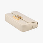 Celine Claude Triomphe Beige Leather Shoulder — view 4