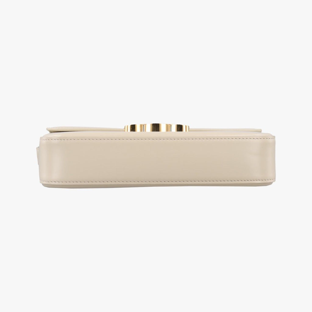 Celine Claude Triomphe Beige Leather Shoulder — view 3