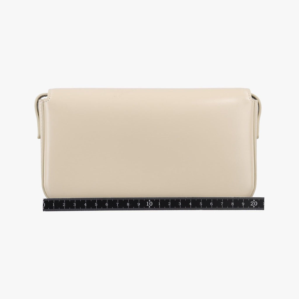 Celine Claude Triomphe Beige Leather Shoulder — view 2