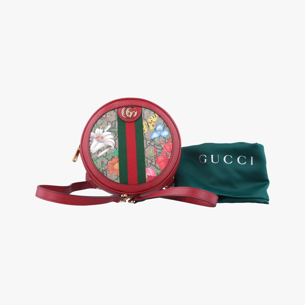 Gucci Ophidia Multicolor Canvas Leather Backpack