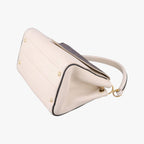 Louis Vuitton Double Brown Cream Monogram Canvas Taurillon Leather Shoulder — view 6