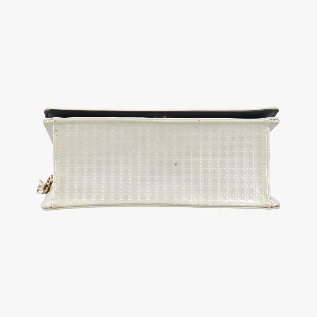 Dior Diorama White Leather Shoulder — view 3