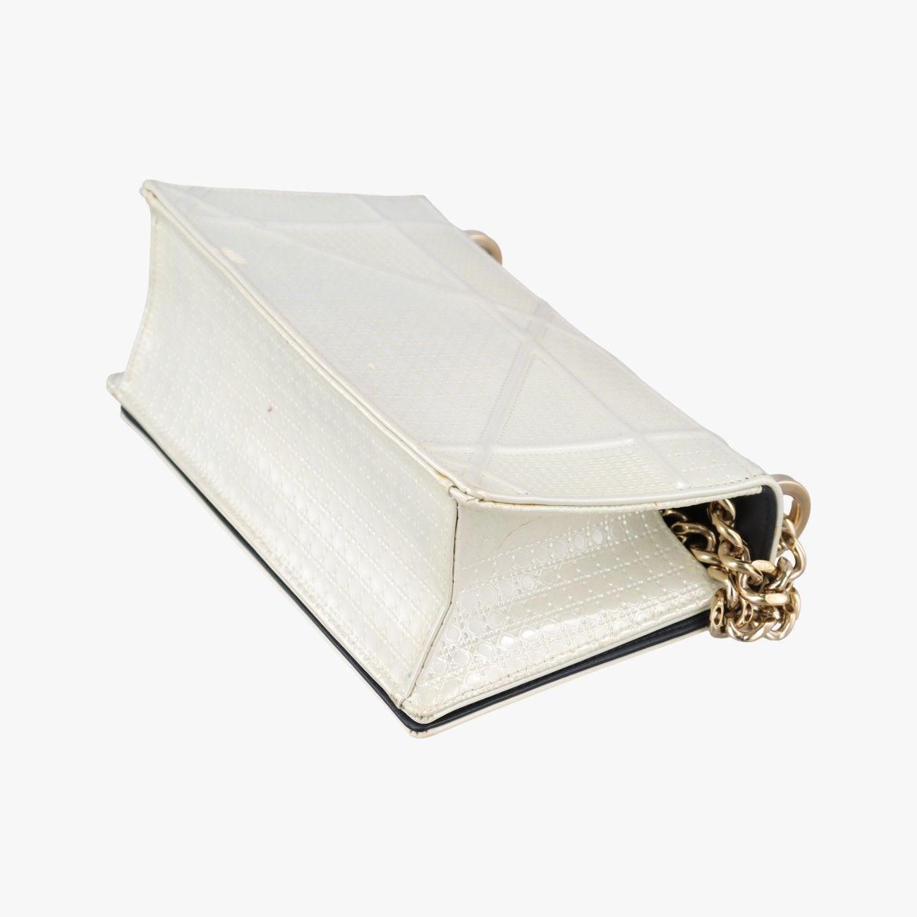 Dior Diorama White Leather Shoulder — view 6