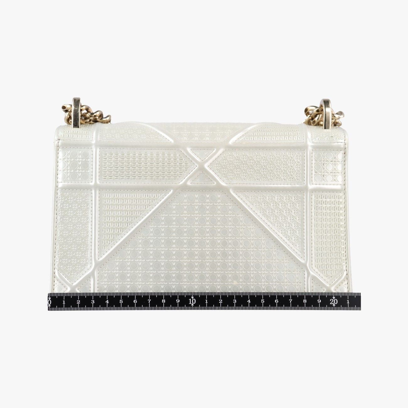 Dior Diorama White Leather Shoulder — view 2