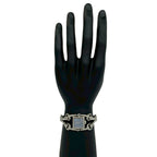 Gucci Signoria Stainless Steel Quartz Watch Wrist Silver Light Blue — view 2