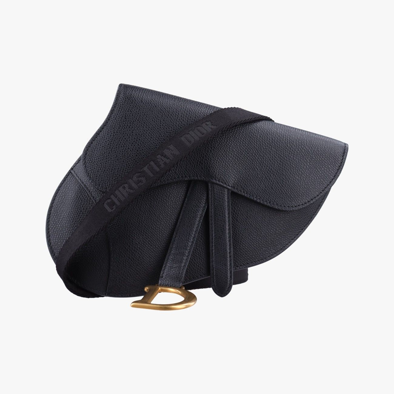 Dior Saddle Black Leather Handbag
