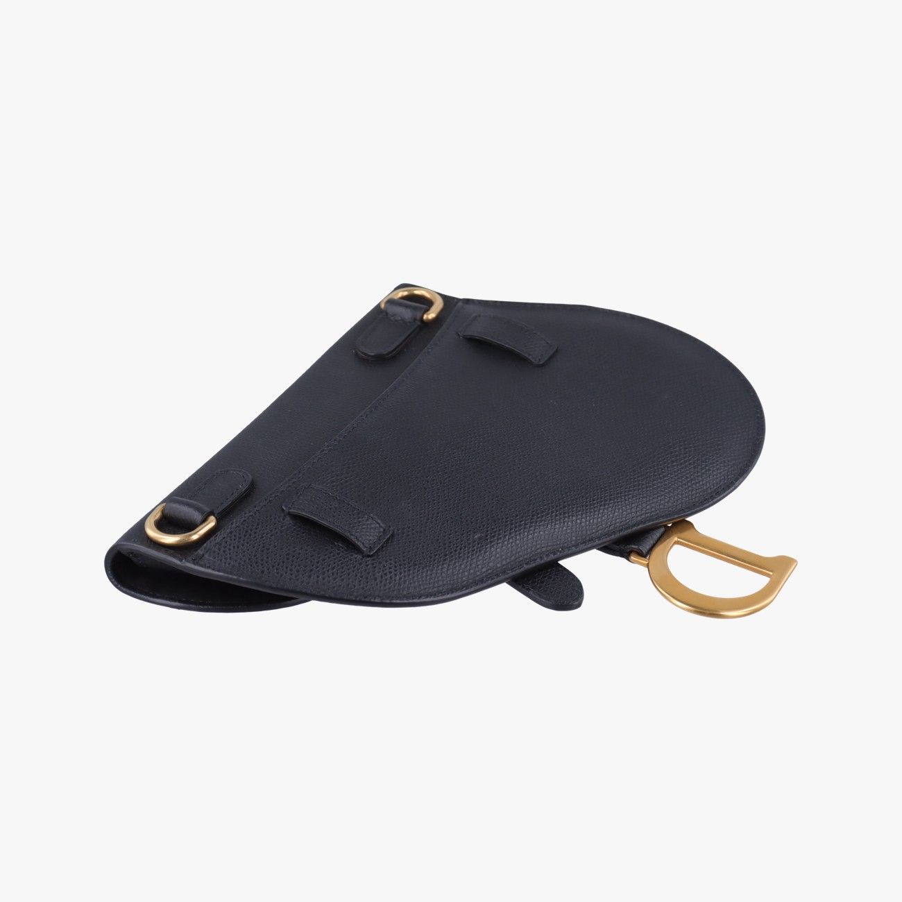 Dior Saddle Black Leather Handbag — view 7