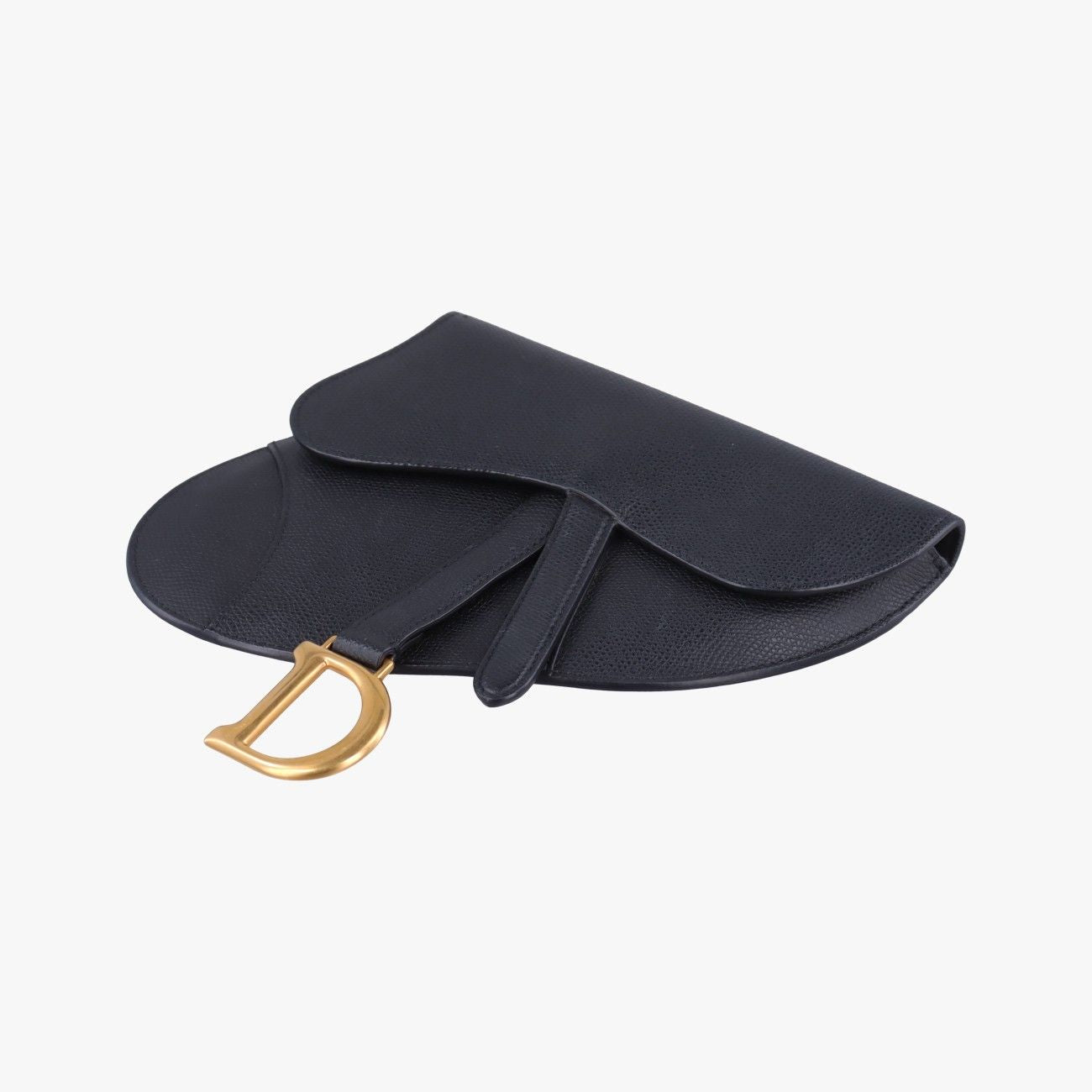 Dior Saddle Black Leather Handbag — view 4