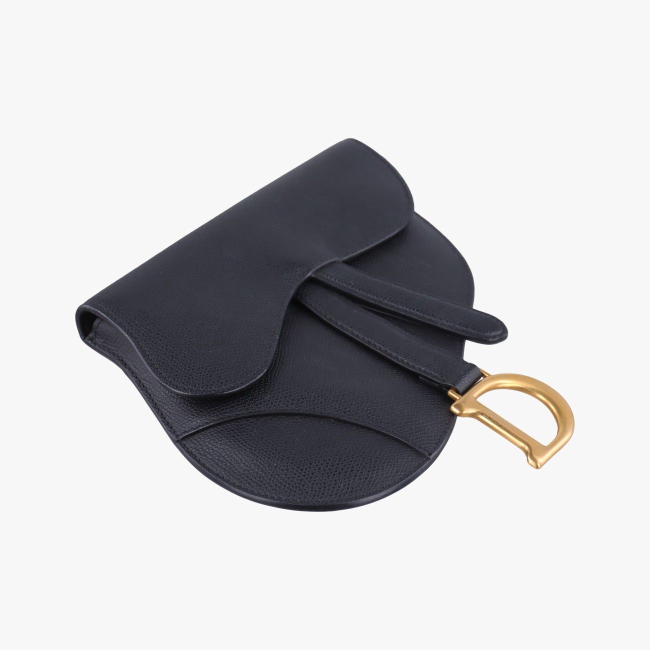 Dior Saddle Black Leather Handbag — view 5
