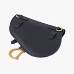 Dior Saddle Black Leather Handbag — view 6