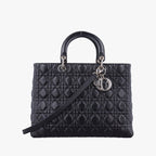 Dior Lady Black Lambskin Handbag