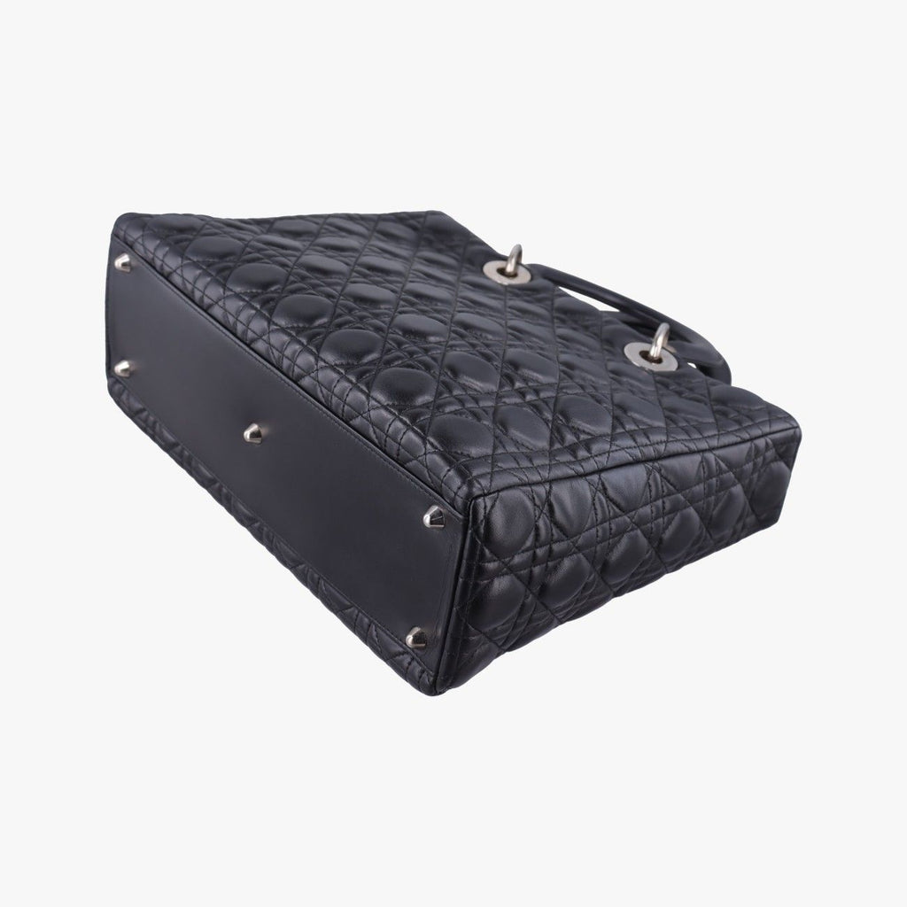 Dior Lady Black Lambskin Handbag — view 6