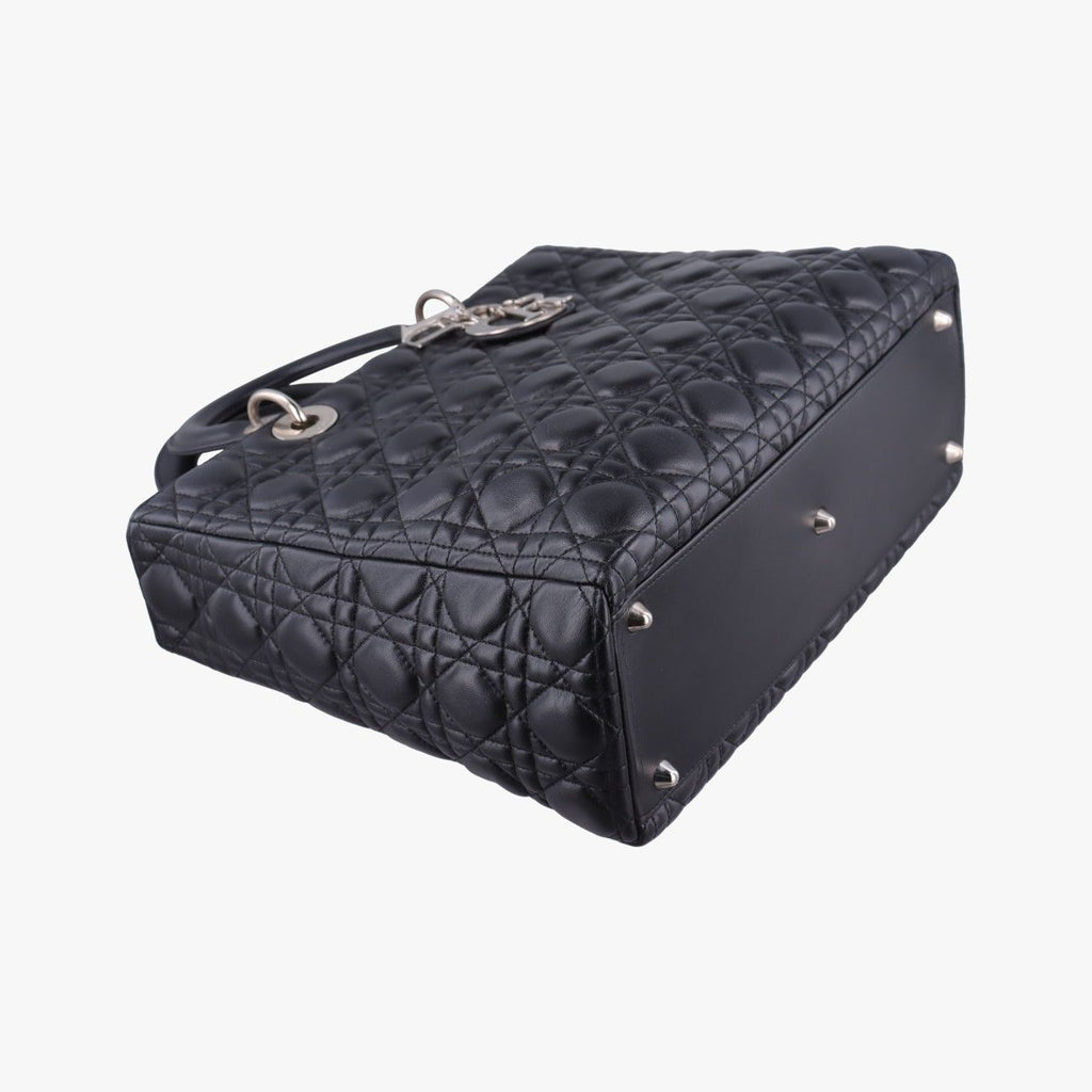 Dior Lady Black Lambskin Handbag — view 5