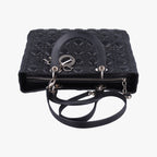 Dior Lady Black Lambskin Handbag — view 8
