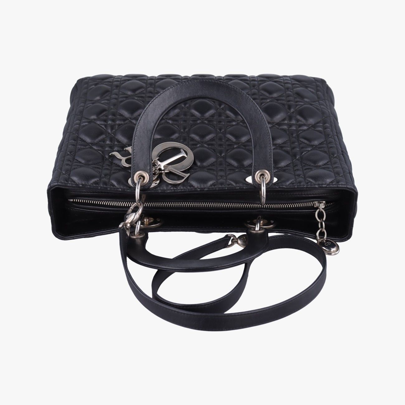 Dior Lady Black Lambskin Handbag — view 8