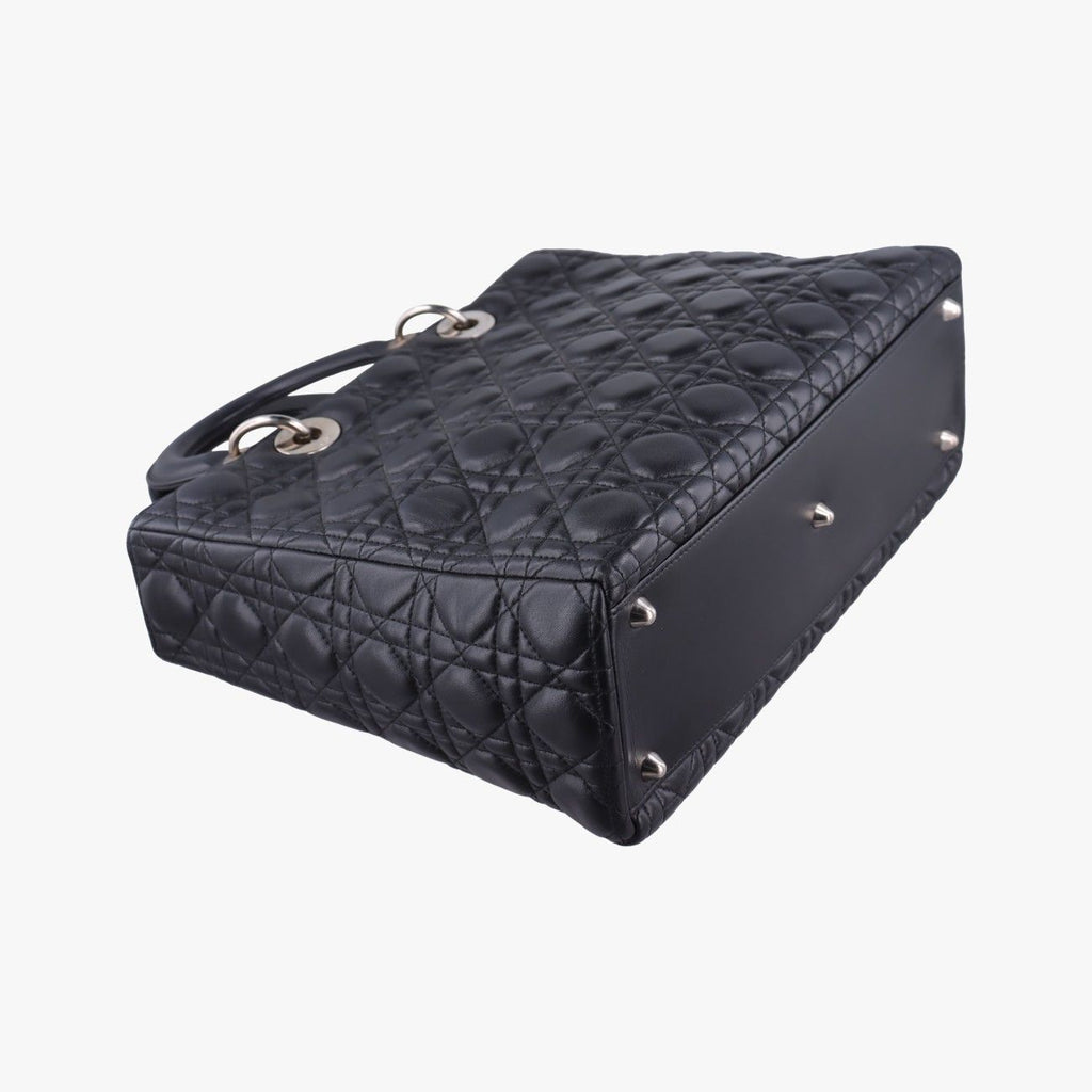 Dior Lady Black Lambskin Handbag — view 7
