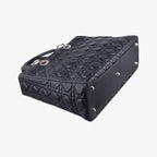 Dior Lady Black Lambskin Handbag — view 7