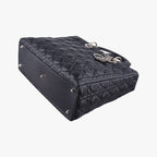 Dior Lady Black Lambskin Handbag — view 4