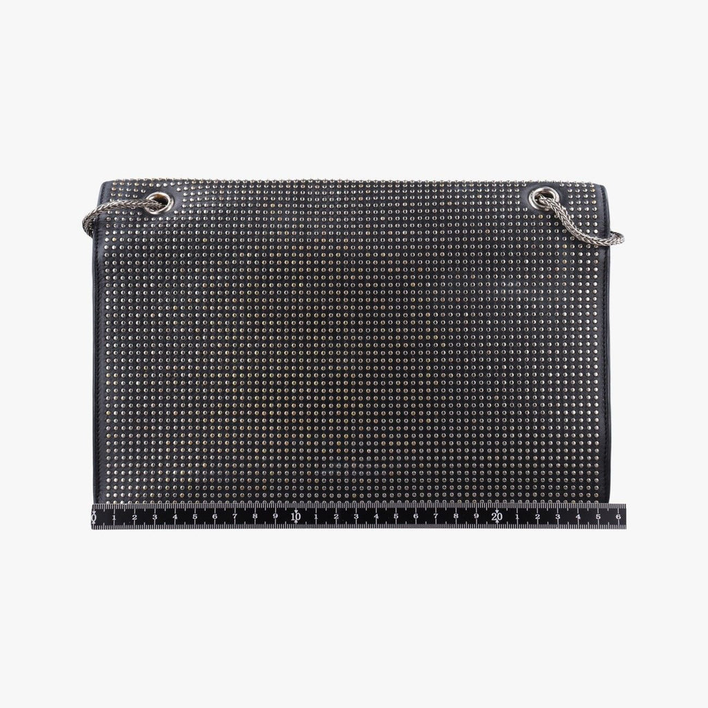 Saint Laurent Betty Black Leather Shoulder — view 2