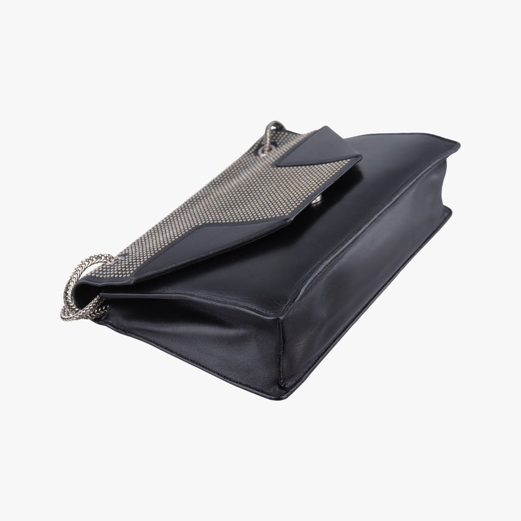 Saint Laurent Betty Black Leather Shoulder — view 5