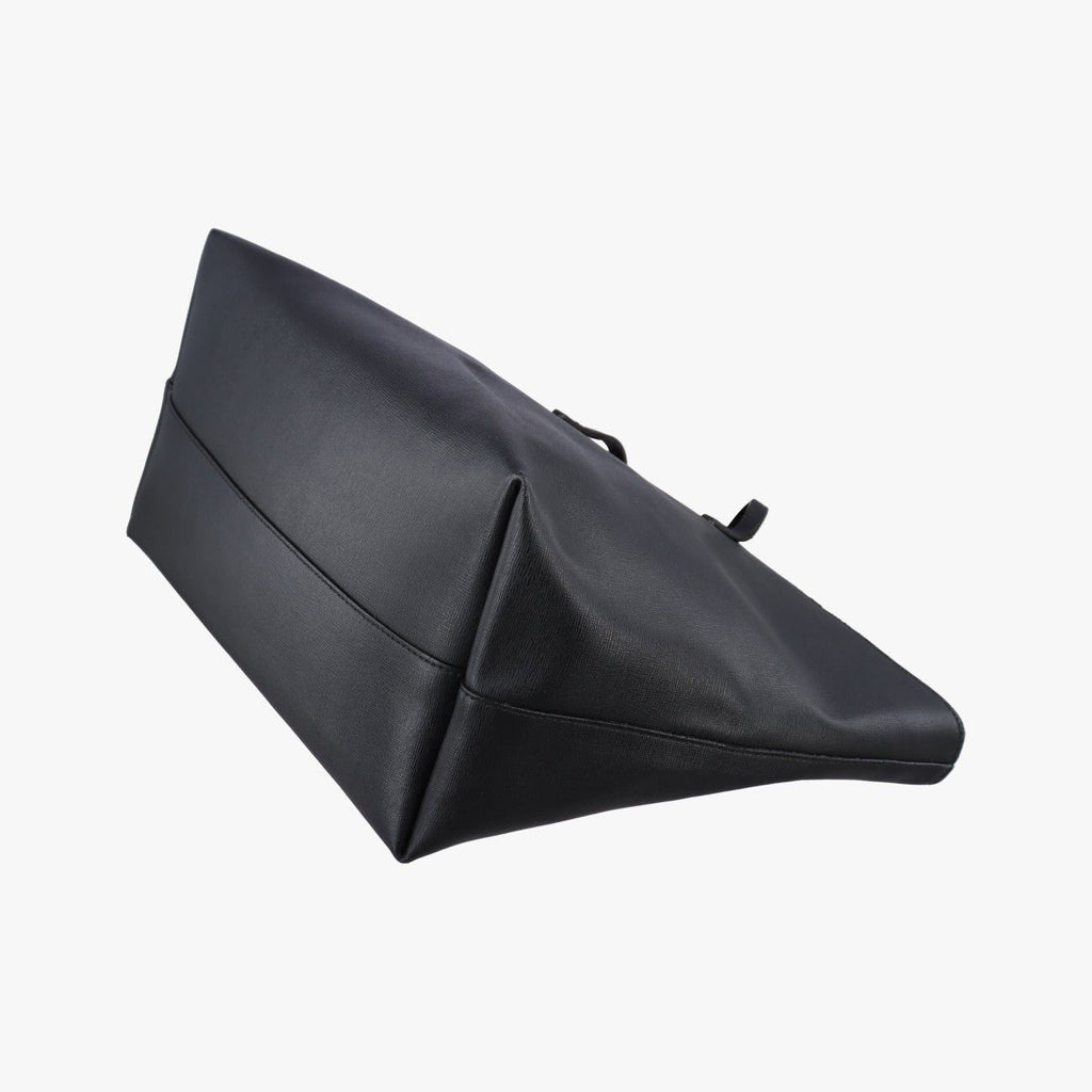 Fendi Print Roll Tote Black Leather — view 6