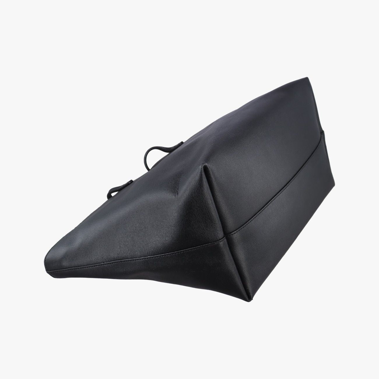 Fendi Print Roll Tote Black Leather — view 7