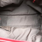 Gucci GG Supreme Beige Red Canvas Leather Handbag — view 9