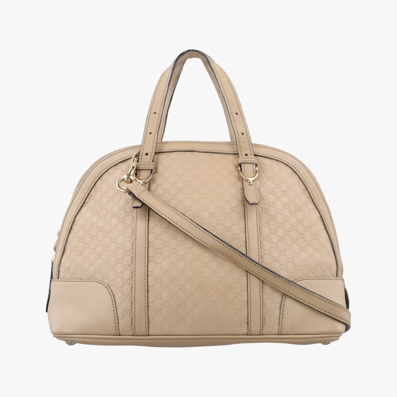 Gucci Micro Guccissima Beige Leather Shoulder