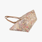 Fendi Zucchino Pattern Brown Multicolor Canvas Handbag — view 5