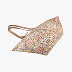 Fendi Zucchino Pattern Brown Multicolor Canvas Handbag — view 7