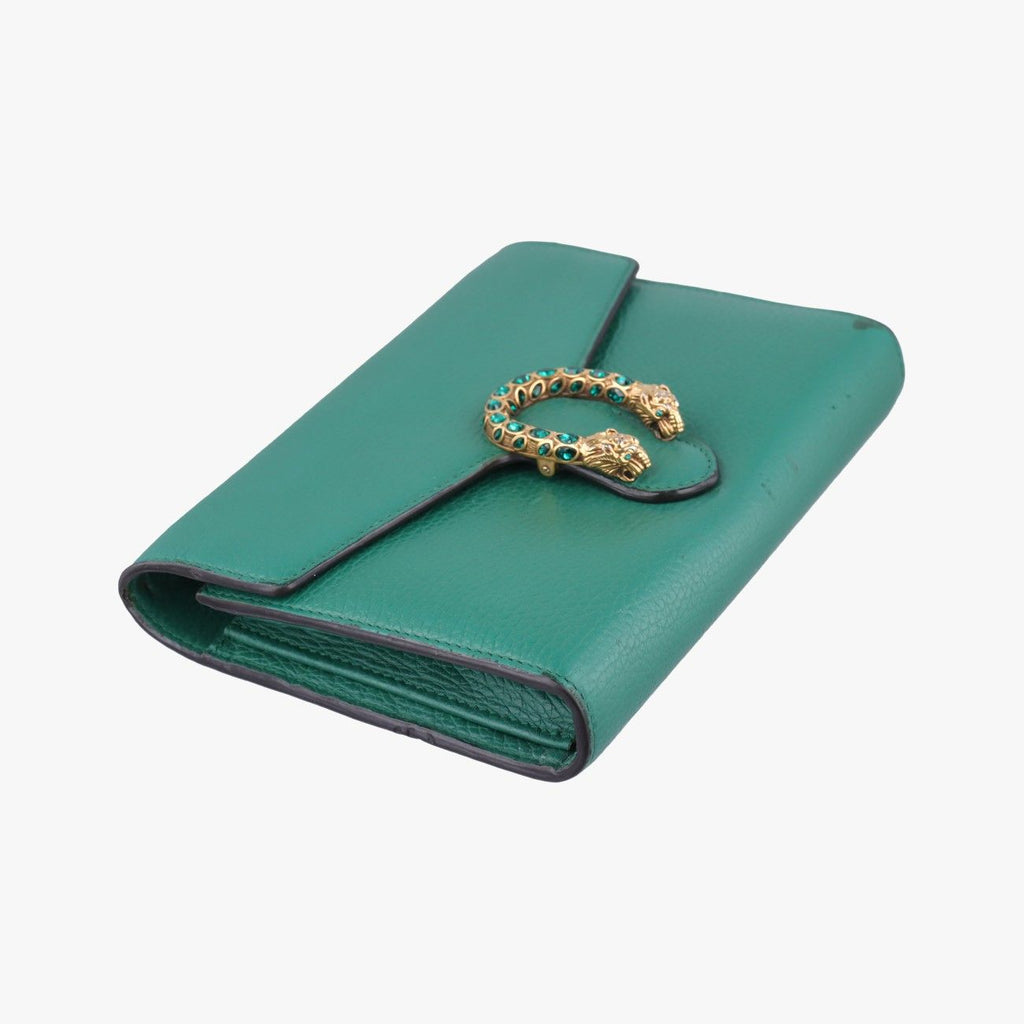 Gucci Dionysus Green Leather Shoulder — view 5