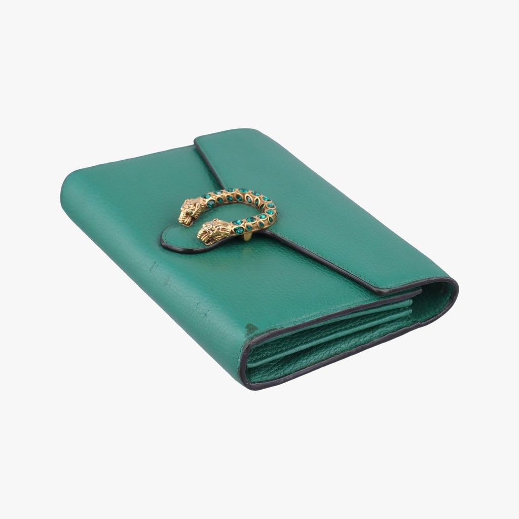 Gucci Dionysus Green Leather Shoulder — view 4
