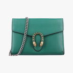 Gucci Dionysus Green Leather Shoulder