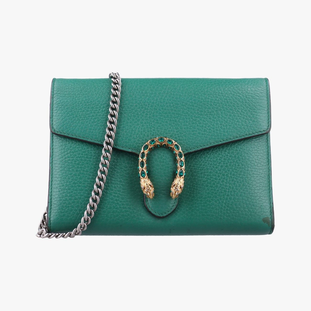 Gucci Dionysus Green Leather Shoulder