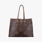 Louis Vuitton On The Go GM Monogram Brown Canvas Tote