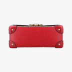 Gucci GG Apple Padlock Bamboo Beige Red Multi Canvas Leather Shoulder — view 3