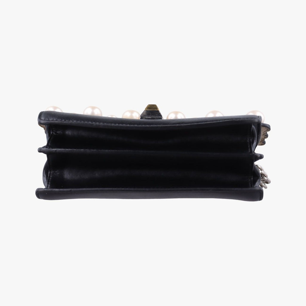 Fendi Studded Canai Black Leather Shoulder — view 3