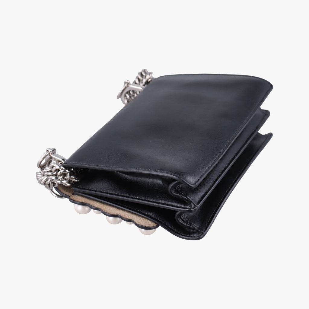 Fendi Studded Canai Black Leather Shoulder — view 7