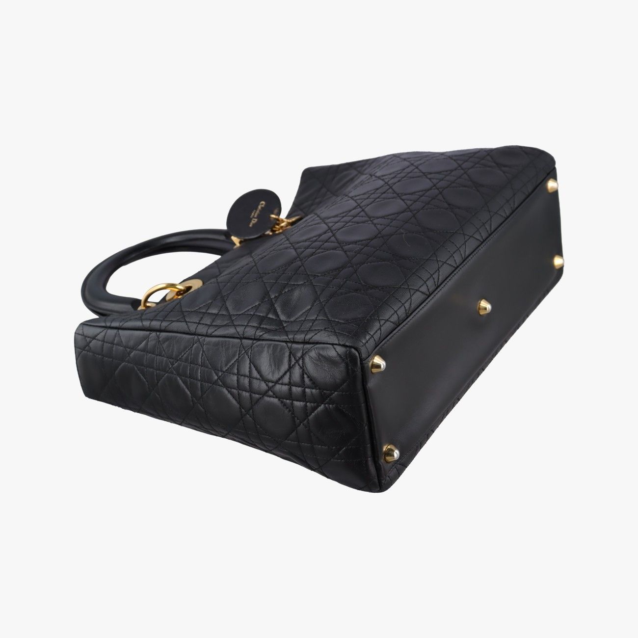 Dior Lady Black Lambskin Handbag — view 5